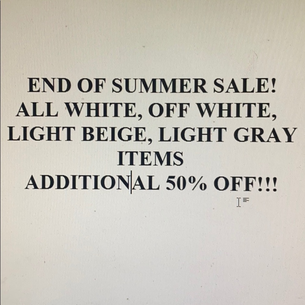 Not for sale